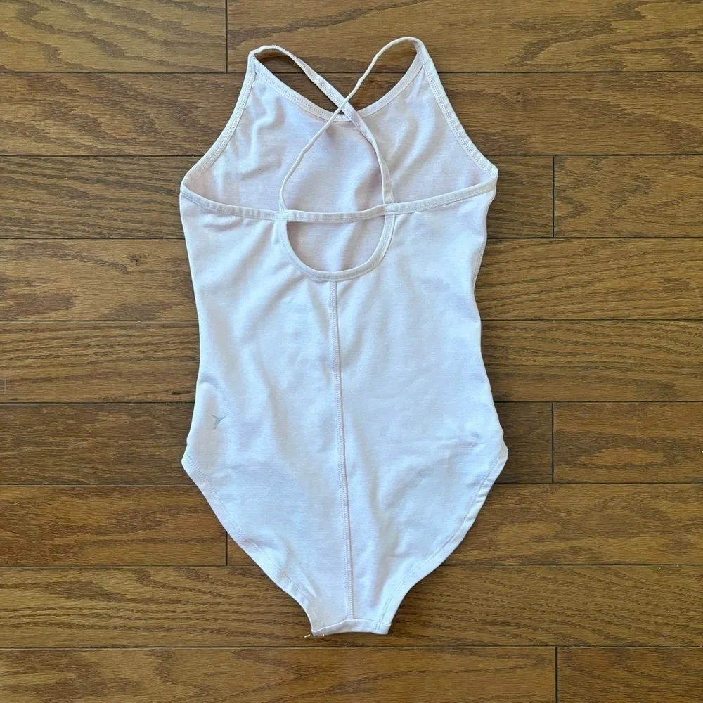 NWOT Girls Old Navy Active Leotard Mesh Skirt Coord Set Pink 8 Ballet Dance Tutu